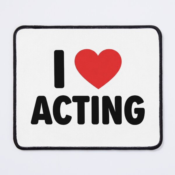 Item preview, I Love Acting Gift Retro Theater Drama Club Art Graphic Funny Actor Present for Performers designed and sold by raedattia.