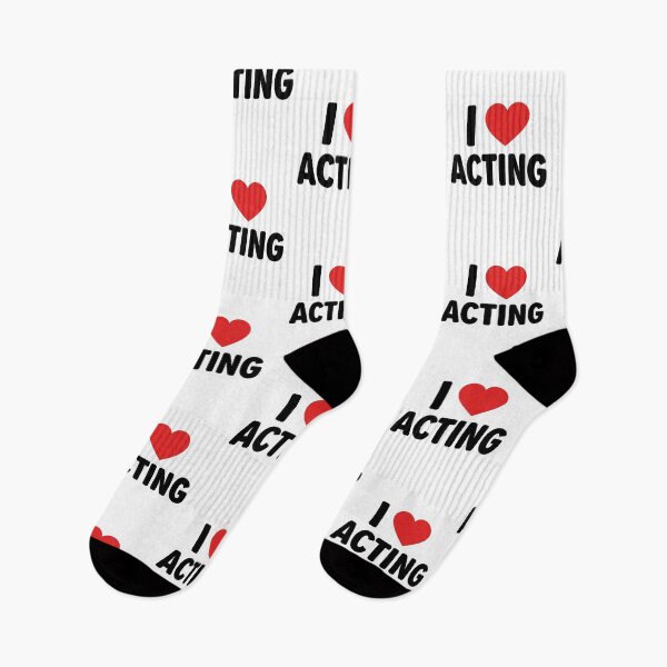 Item preview, I Love Acting Gift Retro Theater Drama Club Art Graphic Funny Actor Present for Performers designed and sold by raedattia.