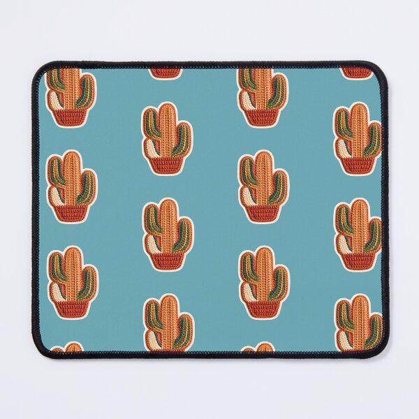 Item preview, Crochet Desert Cactus | Handmade Boho Succulent Embroidery Style designed and sold by KAM-KAM-STORE.
