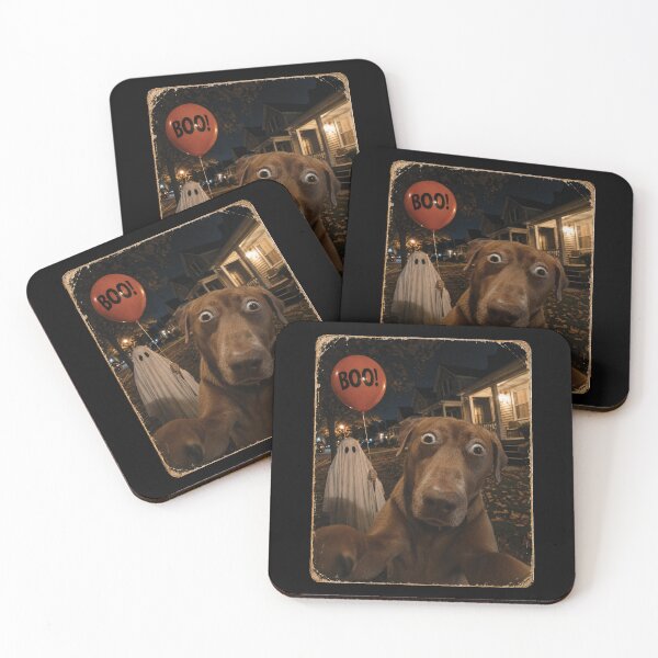 Item preview, Funny Labrador Halloween Ghost Selfie Boo Dog Meme Graphic   designed and sold by Judestudio.