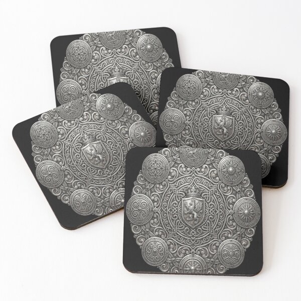Item preview, Dharma Wheel - Dharmachakra Metalic embossed designed and sold by vadenhannige46.