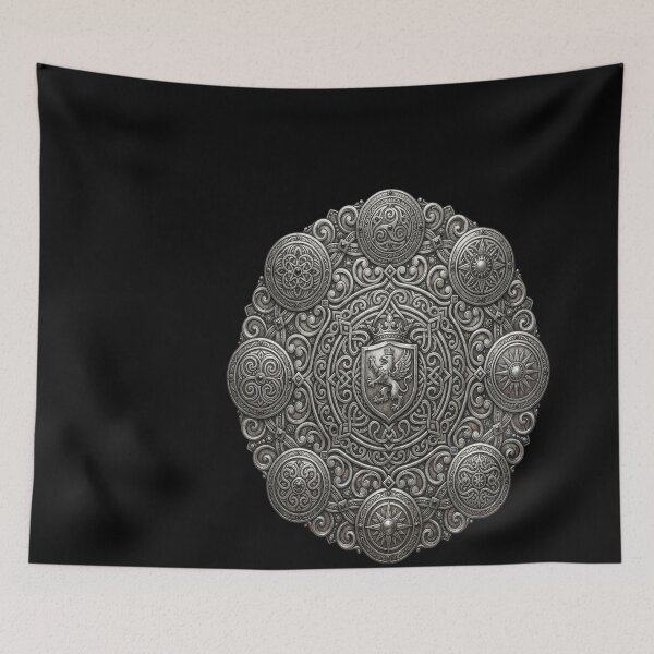 Item preview, Dharma Wheel - Dharmachakra Metalic embossed designed and sold by vadenhannige46.