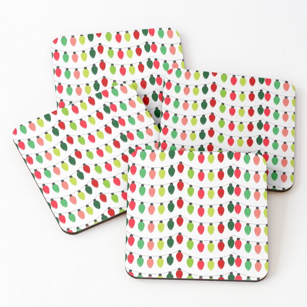 Item preview, Christmas Lights Design, Xmas Tree Multicolor Lights Pattern designed and sold by bestggraphico.