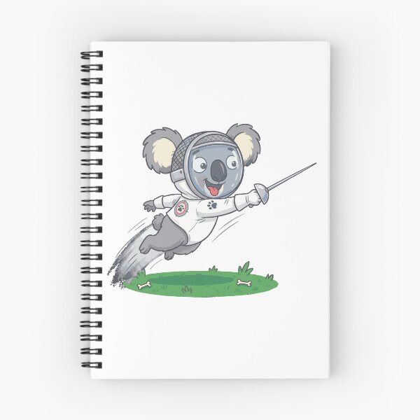 Item preview, Cute koala Fencing, funny sports design, Sports Gift designed and sold by BobaTeeStore.