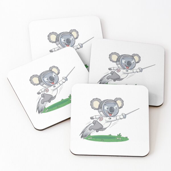Item preview, Cute koala Fencing, funny sports design, Sports Gift designed and sold by BobaTeeStore.