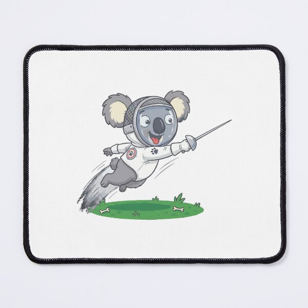 Item preview, Cute koala Fencing, funny sports design, Sports Gift designed and sold by BobaTeeStore.