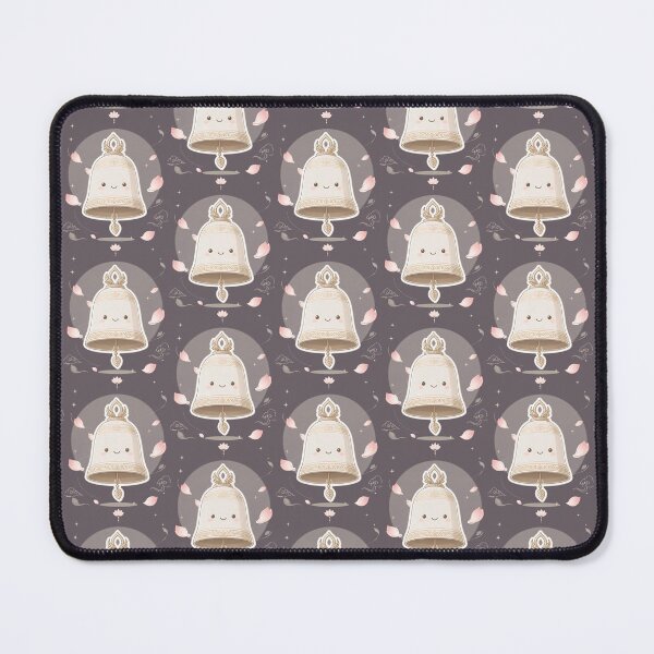 Item preview, Smiling Lotus Bell – Peaceful Pastel Charm Thai Minimal Design designed and sold by CosmicQuietStudio.