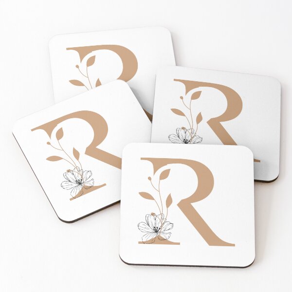 Item preview, Floral Monogram Letter R Sticker | Elegant Botanical Initial R designed and sold by Mia-sanocean.