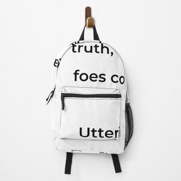 Item preview, “Uttering bare truth, even so as foes commend.” - print black designed and sold by ariksworld.