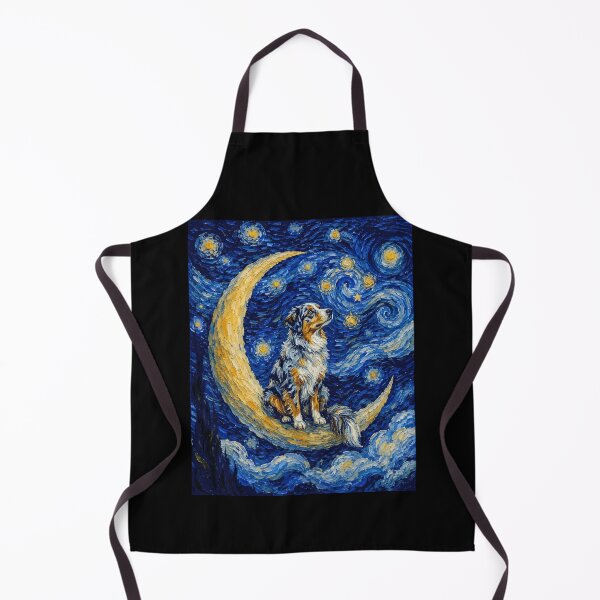 Item preview, Funny Australian Retriever Starry Night Painting Cute Moon Stars Mom Dad Kids designed and sold by FurryHavenPH.