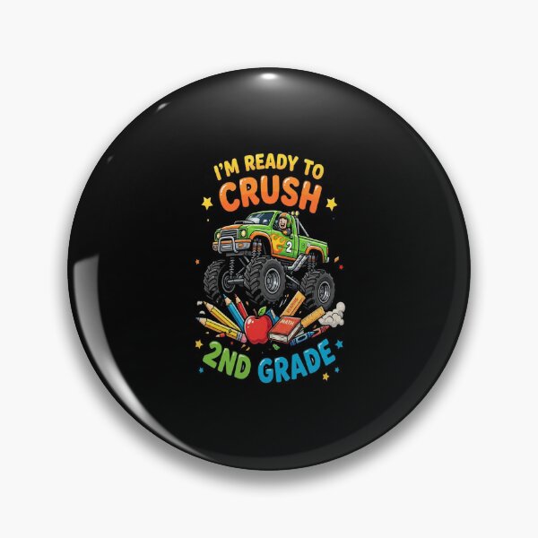 Item preview, I'm Ready to Crush 2nd Grade Camo Monster designed and sold by DUDUDI.