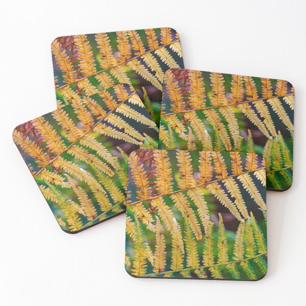 Item preview, colorful autumn ferns designed and sold by kristofbellens.