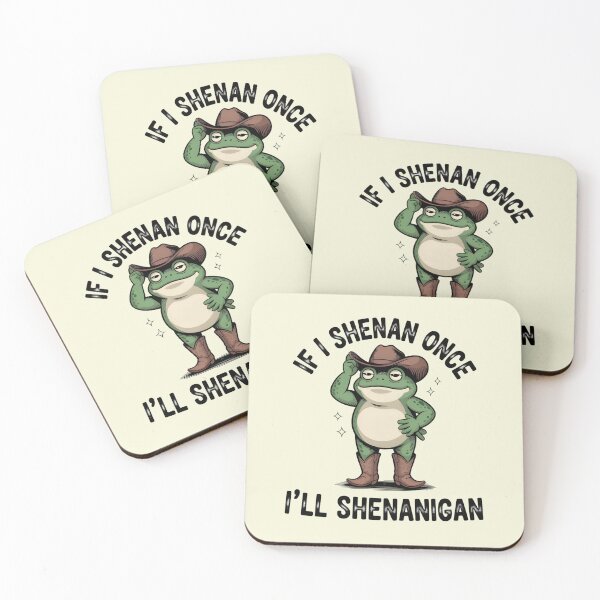 Item preview, If I Shenan Once I'll Shenanigan Frog T-Shirt | Funny Cowboy Frog Western Meme Tee | Cute Country Humor Gift designed and sold by ZyxDes.