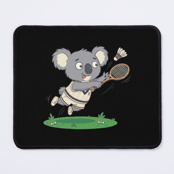 Item preview, Cute koala Badminton player, funny sports design, Sports Gift designed and sold by BobaTeeStore.