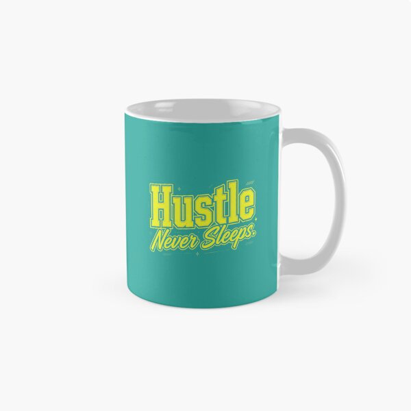 Item preview, Hustle Never Sleeps  designed and sold by Geordesign.
