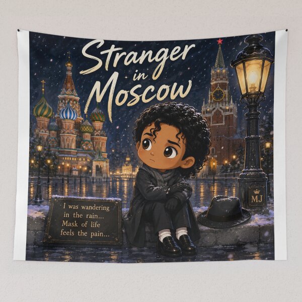 Item preview, Michael Jackson - Stranger in Moscow Cartoon Kids Edition designed and sold by LuluLeb.