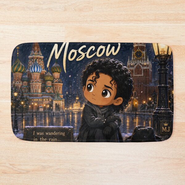 Item preview, Michael Jackson - Stranger in Moscow Cartoon Kids Edition designed and sold by LuluLeb.