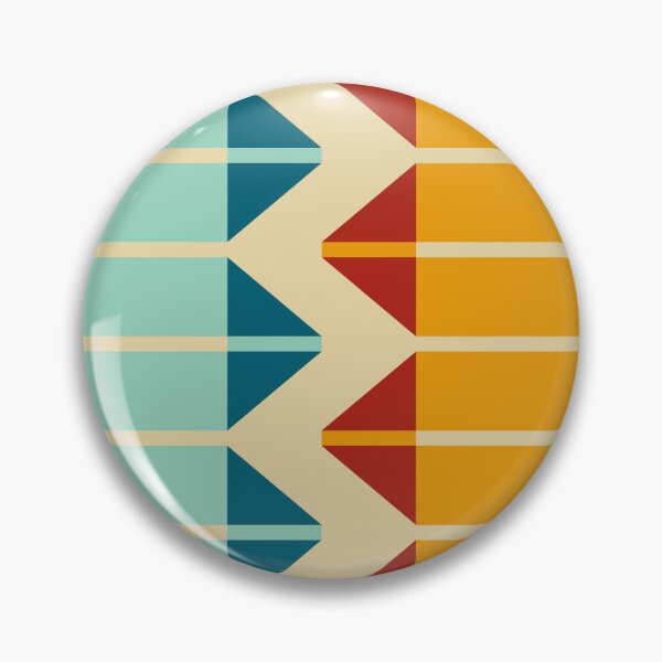 Item preview, Vintage Mid-Century Geometric Abstract Pattern Art designed and sold by Zaya_art.