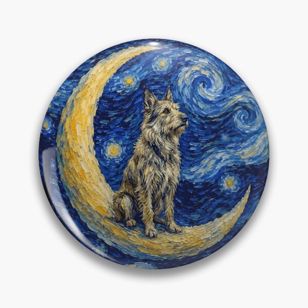 Item preview, Funny Berger Picard Starry Night Painting Cute Moon Stars Mom Dad Kids designed and sold by FurryHavenPH.