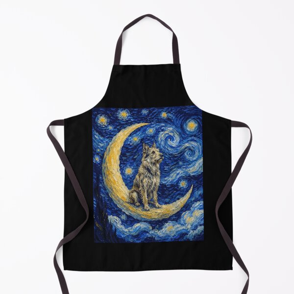 Item preview, Funny Berger Picard Starry Night Painting Cute Moon Stars Mom Dad Kids designed and sold by FurryHavenPH.