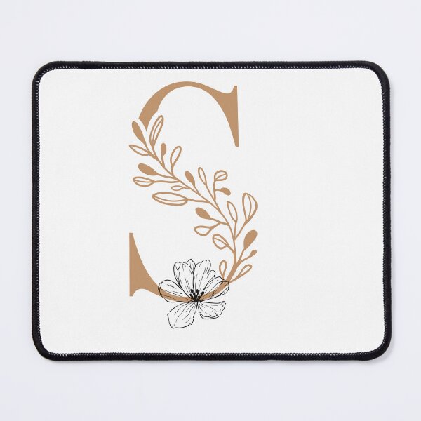 Item preview, Floral Monogram Letter S Sticker | Elegant Botanical Initial S designed and sold by Mia-sanocean.