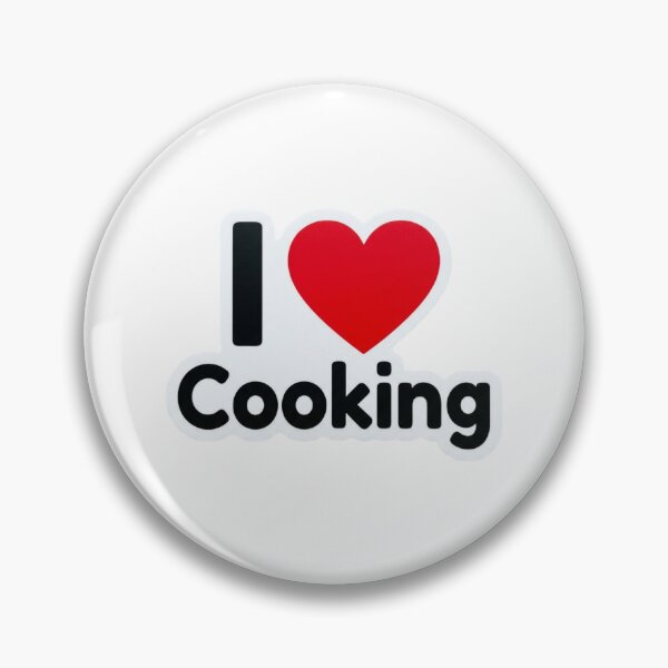 Item preview, I Love Cooking Gift Retro Foodie Kitchen Art Graphic Funny Chef Present for Home Cooks designed and sold by raedattia.