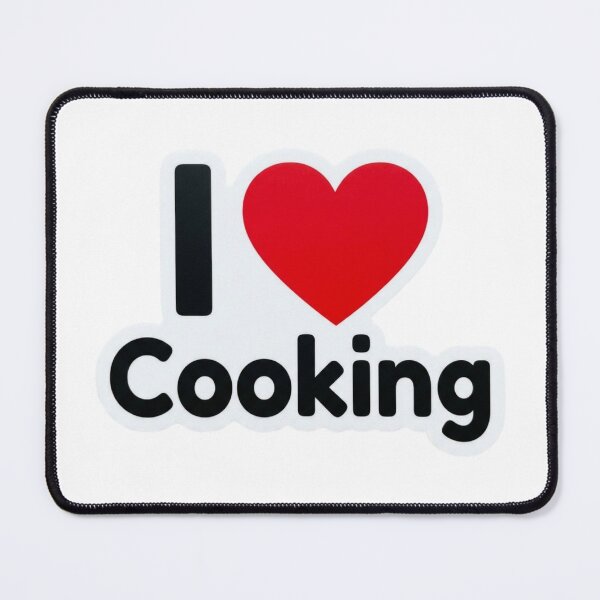 Item preview, I Love Cooking Gift Retro Foodie Kitchen Art Graphic Funny Chef Present for Home Cooks designed and sold by raedattia.