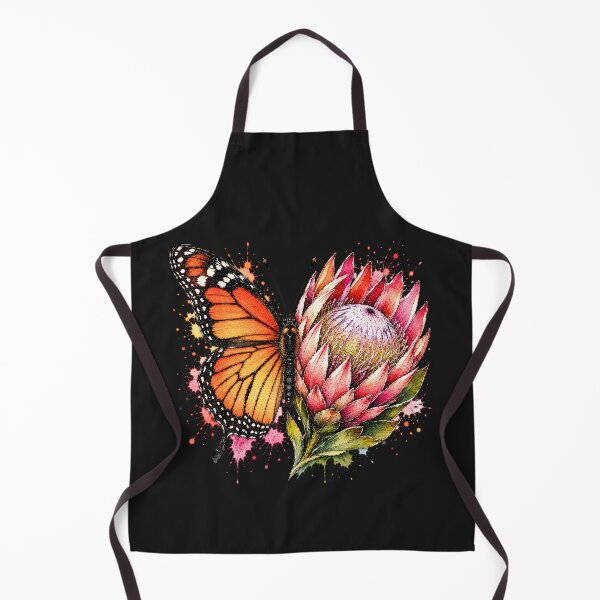 Item preview, Protea Butterfly Watercolor Illustration designed and sold by ColorSplash123.