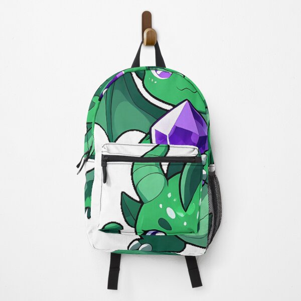 Item preview, Emerald Dragon with Amethyst Crystal designed and sold by IllumeInk.