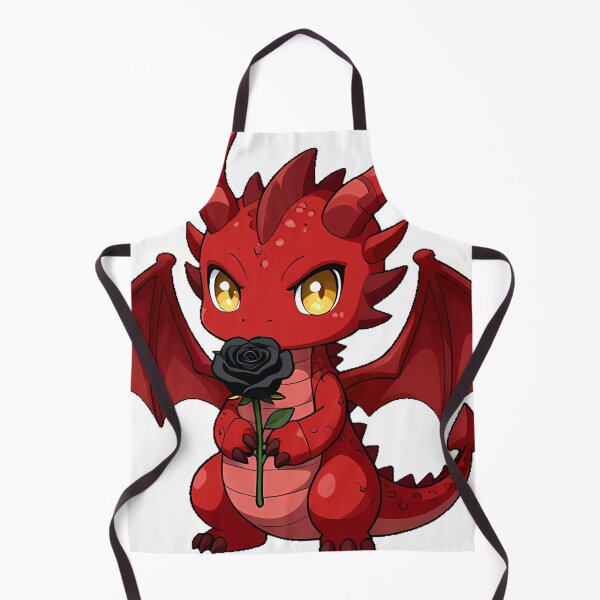 Item preview, Crimson Dragon with Black Rose designed and sold by IllumeInk.