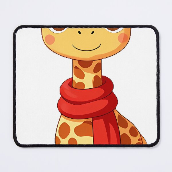 Item preview, Giraffe with Red Scarf designed and sold by pumsquare.