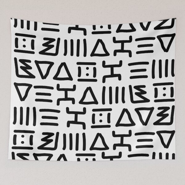 Item preview, Traditional Bogolan Pattern – African Textile Art & Ethnic Design designed and sold by Wolagno.