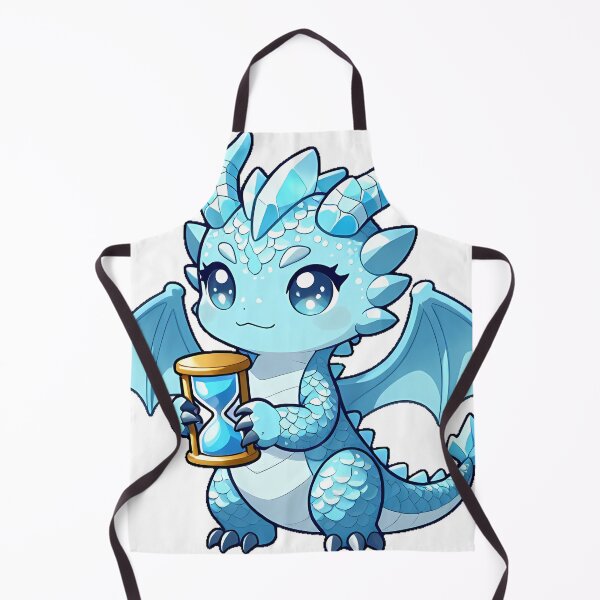 Item preview, Frost Dragon with Hourglass designed and sold by IllumeInk.