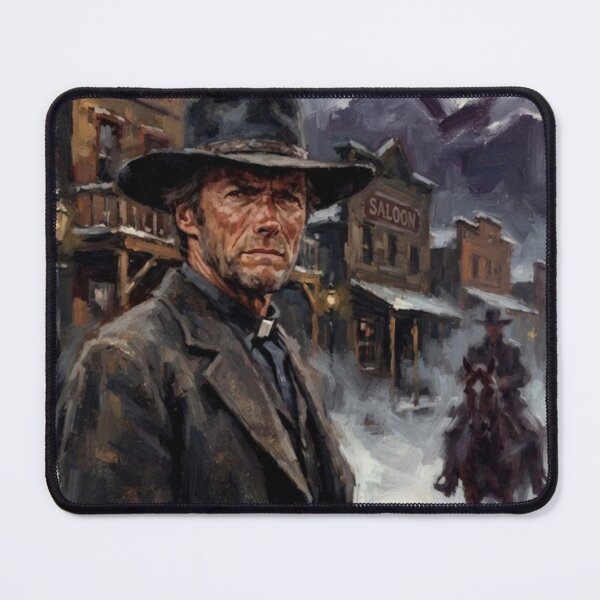 Item preview, Pale Rider Western Drama Fine Art Tribute designed and sold by Art's Diner.