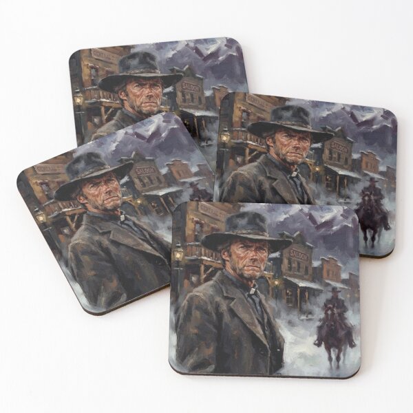 Item preview, Pale Rider Western Drama Fine Art Tribute designed and sold by Art's Diner.