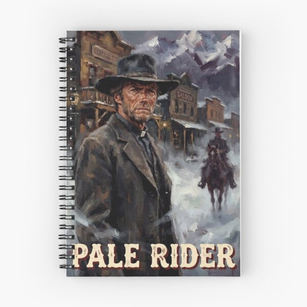 Item preview, Pale Rider Western Drama Fine Art Tribute designed and sold by Art's Diner.