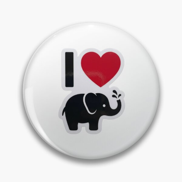Item preview, I Love Elephants Gift Cute Baby Elephant Art Graphic Animal Lover Present for Wildlife Fans designed and sold by raedattia.