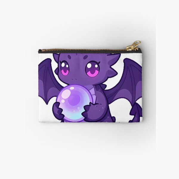 Item preview, Violet Dragon with Crystal Ball designed and sold by IllumeInk.