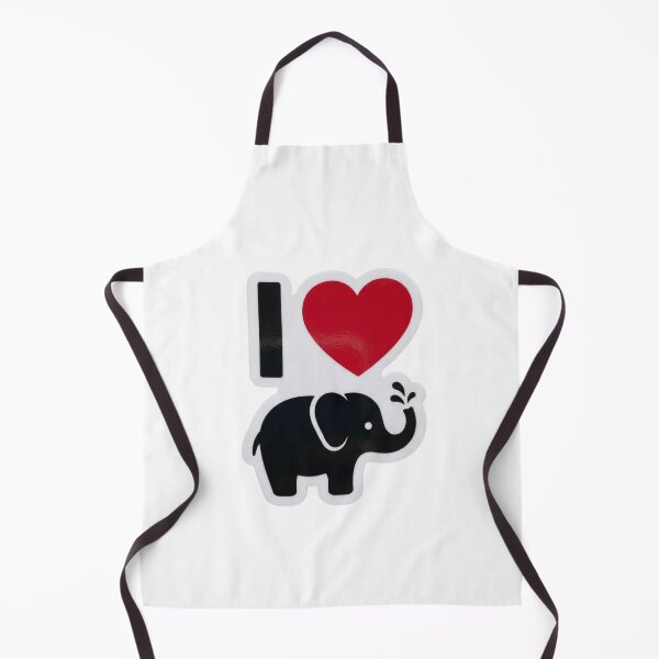 Item preview, I Love Elephants Gift Cute Baby Elephant Art Graphic Animal Lover Present for Wildlife Fans designed and sold by raedattia.