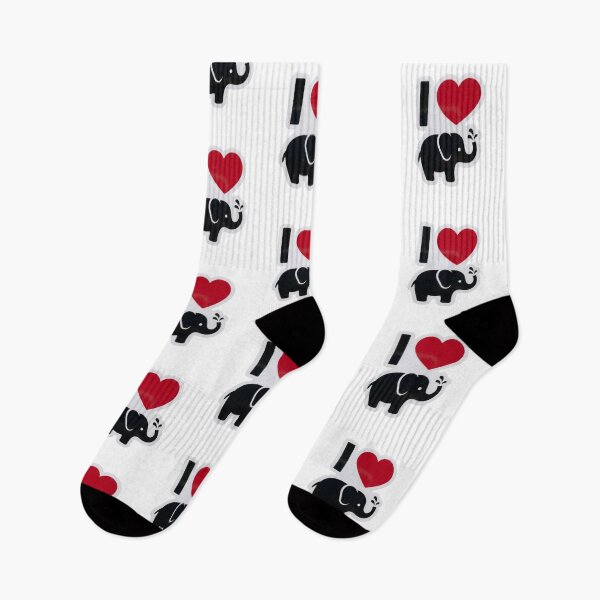Item preview, I Love Elephants Gift Cute Baby Elephant Art Graphic Animal Lover Present for Wildlife Fans designed and sold by raedattia.