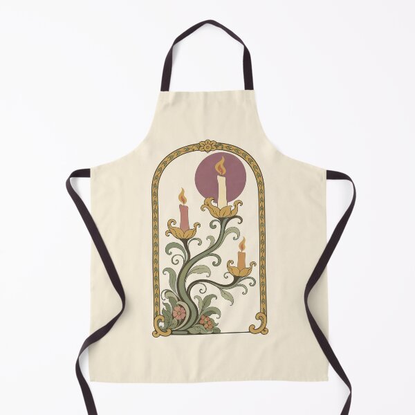 Item preview, Art Nouveau Candles — Vintage Botanical Christmas Art designed and sold by Planthem.