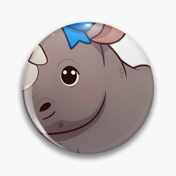 Item preview, Baby Rhino with Blue Bow designed and sold by pumsquare.