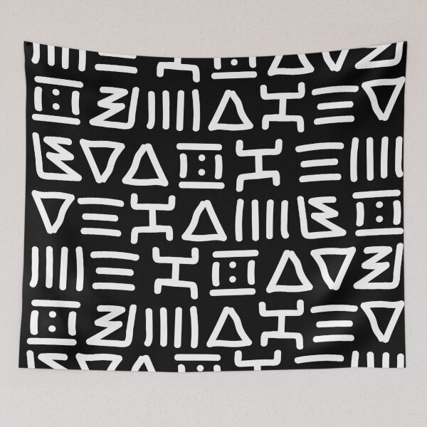 Item preview, Traditional Bogolan Pattern – African Textile Art & Ethnic Design designed and sold by Wolagno.