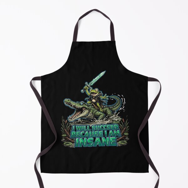 Item preview, I Will Succeed Because I Am Insane Frog Meme designed and sold by Redgiant87x.