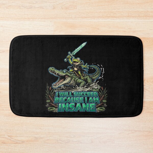 Item preview, I Will Succeed Because I Am Insane Frog Meme designed and sold by Redgiant87x.