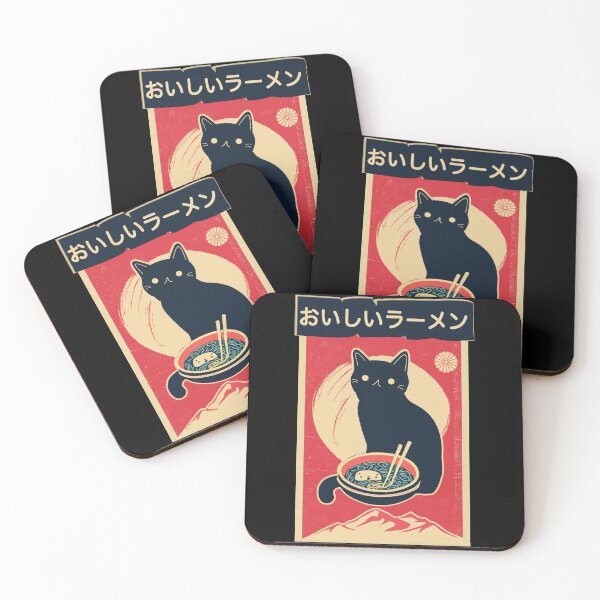 Item preview, Ramen Lover Cat 2 designed and sold by TheSamuraiCat.