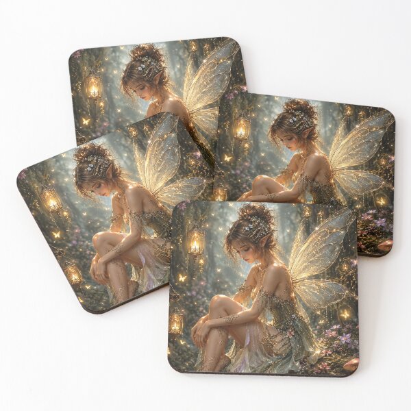 Item preview, Enchanted Moonlight Fairy – Magical Forest Fantasy Art designed and sold by i-corp.