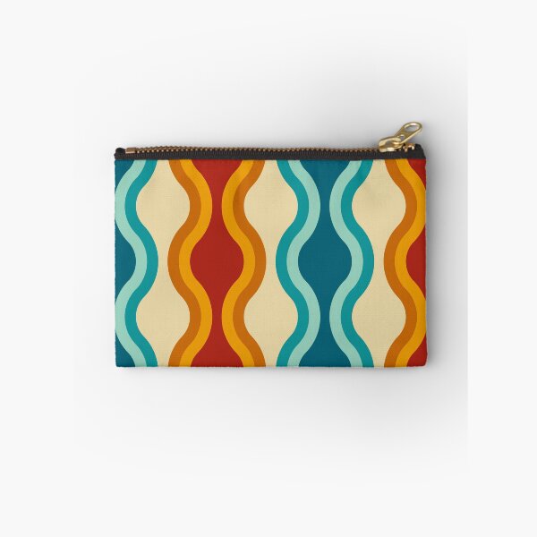 Item preview, Retro 70s Wavy Vintage Geometric Pattern Art designed and sold by Zaya_art.
