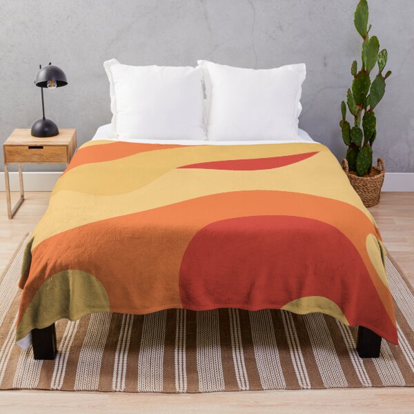 Item preview, Abstract Organic Waves | Mid-Century Modern Retro Pattern designed and sold by ZanyPaintbrush.