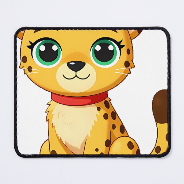 Item preview, Cheetah with Red Collar designed and sold by pumsquare.
